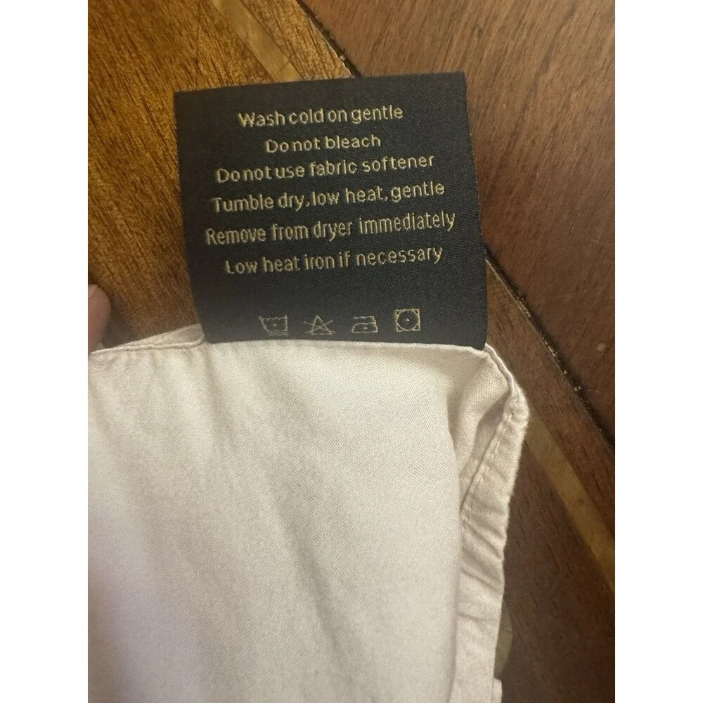 Luxome Split King Flat Bed Sheet 100%Bamboo Viscose Made In USA